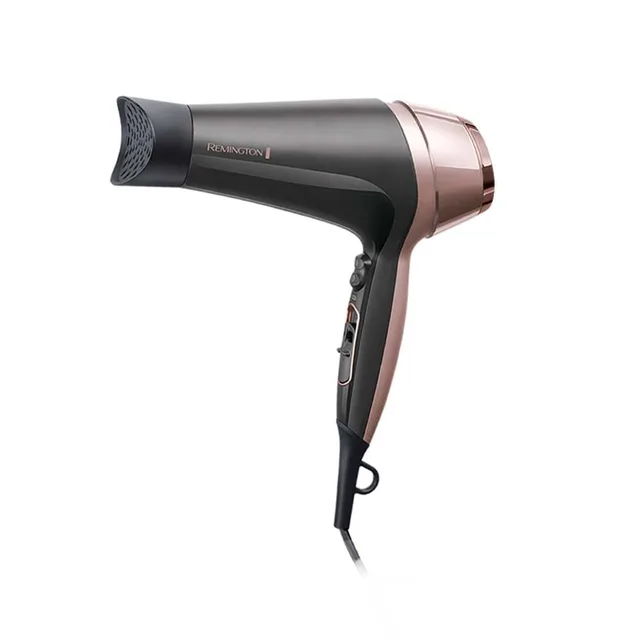 Remington D5706 Coffret Coiffure, Sèche-Cheveux Ionique Curl Confidence 2200W, Brosse 45mm, Grille Céramique