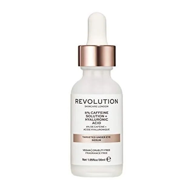 Revolution Skincare - 5% Caffeine Solution + Hyaluronic Acid Targeted Under Eye Serum Soin visage 30 ml