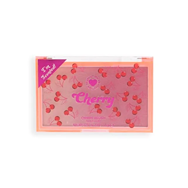 I Heart Revolution Makeup Blush, fard à joues en poudre pressée, très pigmenté, végétalien et sans cruauté