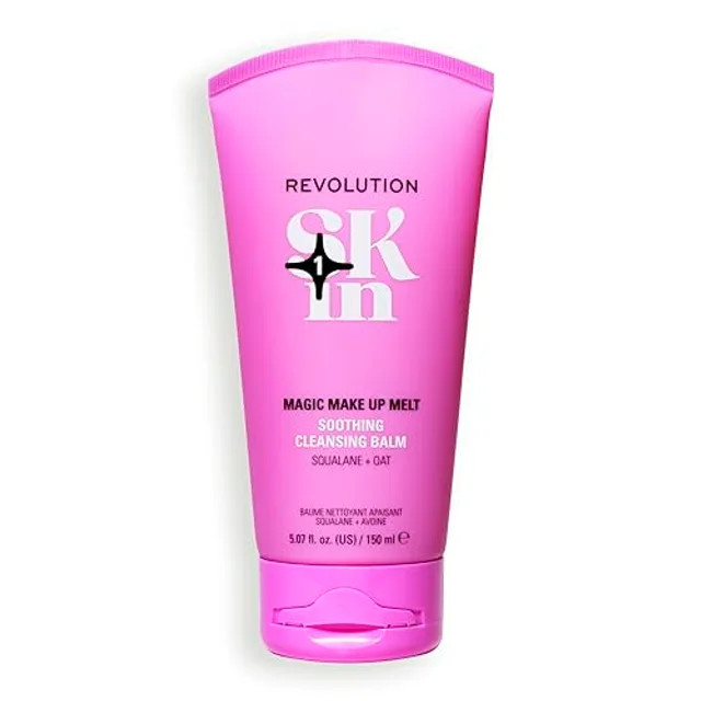 Revolution SKin, Makeup Mellow Soothing Cleansing Balm, Baume Nettoyant Apaisant pour Maquillage Waterproof