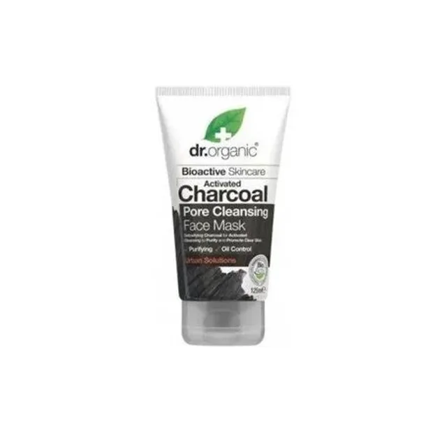 Dr Organic - Dr Organic Charcoal, Masque de nettoyage, Femmes, Purifiant, Rafraîchissant, Tube Peeling visage