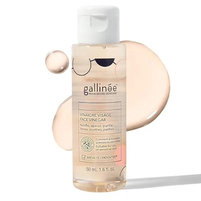 Gallinée - Lotion tonique visage au vinaigre de cidre et prébiotiques - Soins pour le visage pour peaux