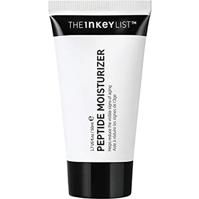 The INKEY List Peptide Moisturiser Cream aide à réduire les rides, hydrate la peau et soutient le collagène