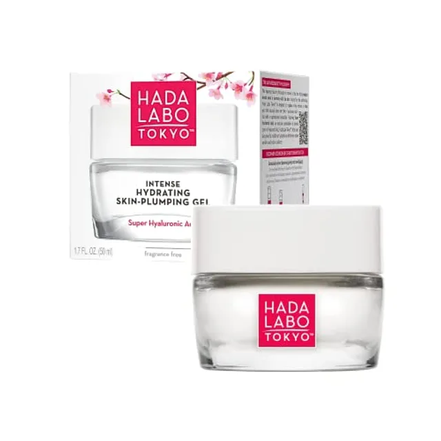 Hada Labo Tokyo Blanc Intense Hydratant Skin-Pulpping Gel Jour & Nuit Crème Visage Peau Sèche à l’Acide