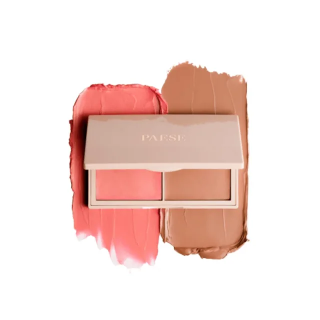 Paese Kiss My Cheeks Face Contouring Palette Cold palette contouring teinte 01 Warm 15 g