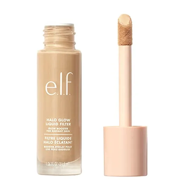 e.l.f. Cosmetics Halo Glow Filtre liquide illuminateur pour un teint éclatant, infusé avec de l'acide