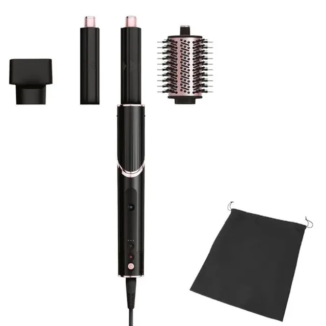 Styler & Sèche-Cheveux 3-en-1 Shark FlexStyle [HD424EU] 3 accessoires, Noir/Or rose