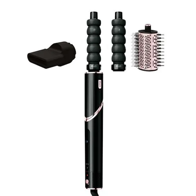 Sèche-cheveux & styler soufflant 2 en 1- SHARK FLEXSTYLE - HD426EU - 3 accessoires - Noir et rose gold - 1400