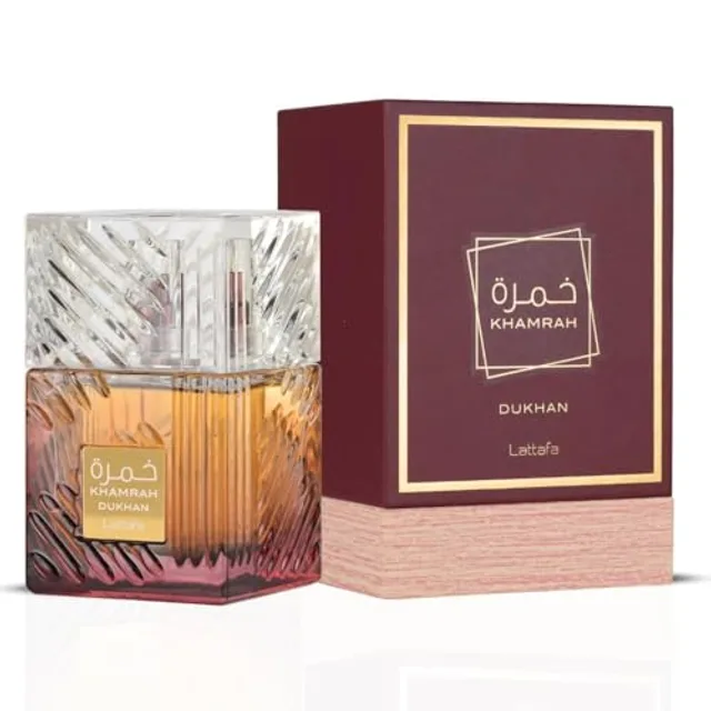 Khamrah Dukhan Parfum de Lattafa 100 ml - Parfum unisexe - Piment fumé et épicé