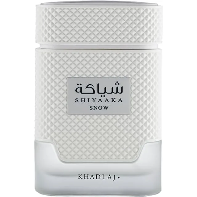 Khadlaj Perfumes Shiyaaka Snow Special Edition Eau De Parfum pour hommes, 100 ml, parfum frais d'agrumes et