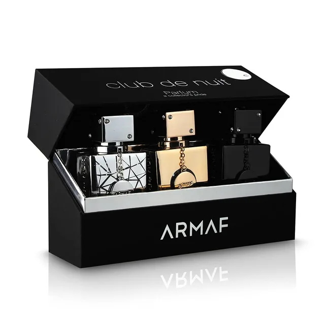 Armaf Club de Nuit Man Intense, Sillage, Milestone coffret cadeau pour homme mixte 3x30 ml