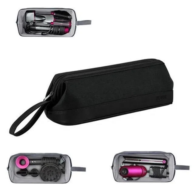 5PCS Etui de Transport Sac Z4Free Noir pour sèche-Cheveux Dyson Airwrap/Shark Flexstyle Dyson Supersonic