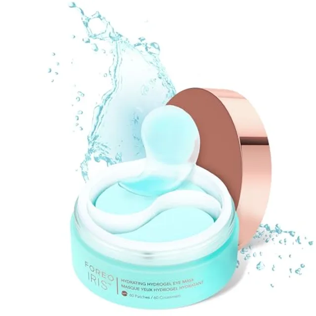 IRIS Masque yeux hydrogel hydratant - Anti cernes yeux femmes et hommes - Anti poches sous les yeux