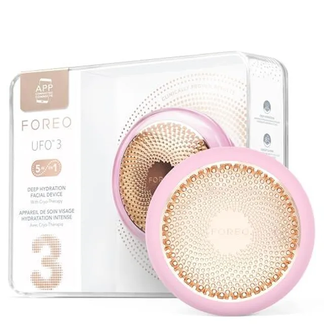UFO 3 masque hydratant visage profond - Spa visage 5 en 1 - Luminothérapie lumière rouge, thermothérapie