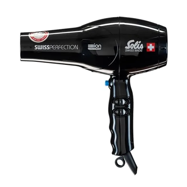 Sèche-cheveux Professionnel - Hair Dryer - Sèche-Cheveux Ionique - Technologie Ionique - Noir - Swiss