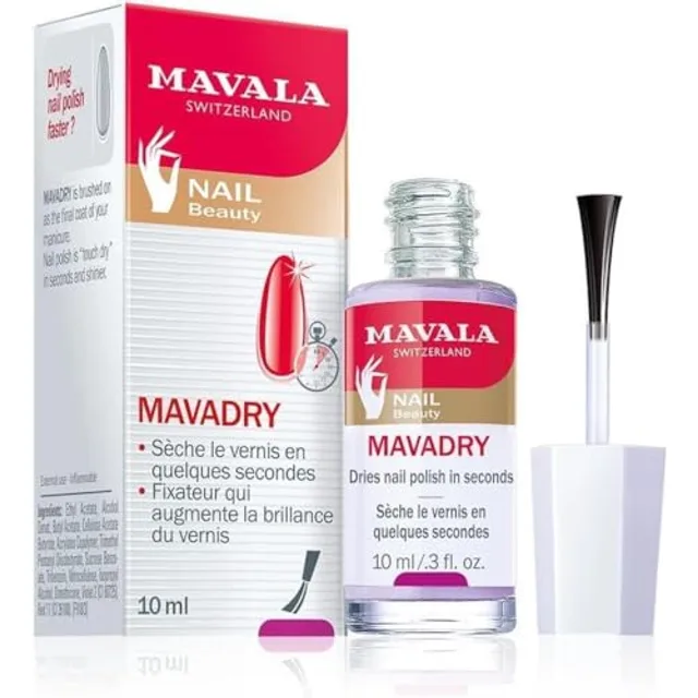 Mavala - Sèche-Vernis Mavadry Transparent Rapide - Fixateur pour Brillance du Vernis à Ongles - Accélérateur