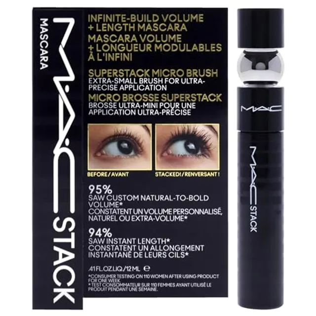 MÂ·AÂ·C Stack Mascara Micro Brush - Mascara Allongeant