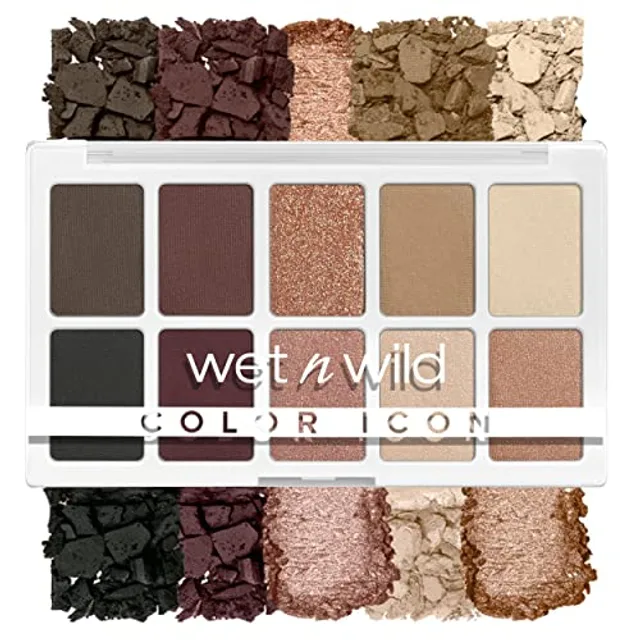 wet n wild, Palette 10 Nuances Color Icon, Palette de Fards à Paupières, 10 Couleurs Richement Pigmentées