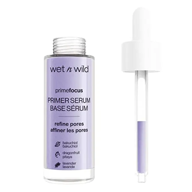 wet n wild, Prime Focus, Primer Serum, Minimize Pores, Primer pour un Maquillage Impeccable et Longue Durée
