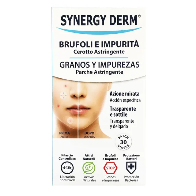 Incarose Synergy Derm Soin Anti-Boutons et Impuretés 30 Patchs