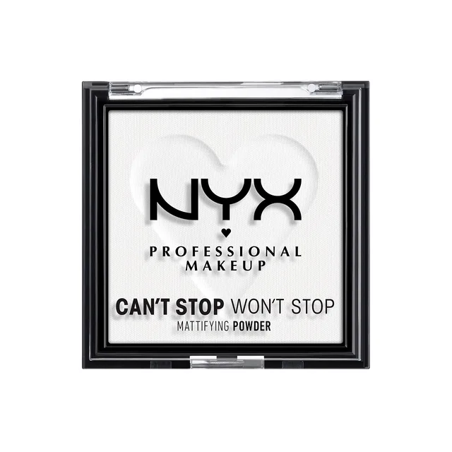 NYX Professional Makeup Poudre Matifiante Can't Stop Won't Stop, Fini Mat, Brightening Translucent