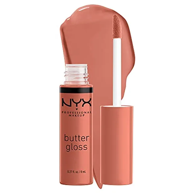 NYX Professional Makeup Butter Butter Gloss Brown Sugar , SUGAR HIGH , 0.27 fl oz