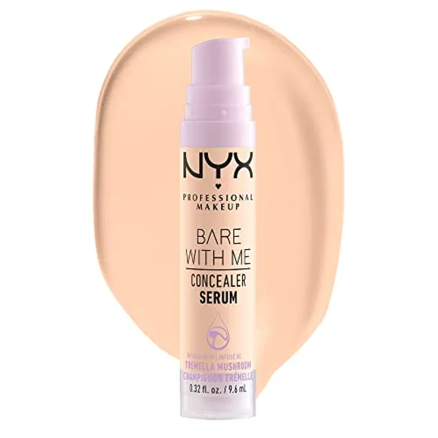 NYX Professional Makeup Sérum Correcteur Bare With Me, Naturel, Couvrance Moyenne, Teinte : Fair, 9,6 ml