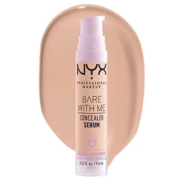 NYX Professional Makeup Sérum Correcteur Bare With Me, Naturel, Couvrance Moyenne, Teinte : Light, 9,6 ml