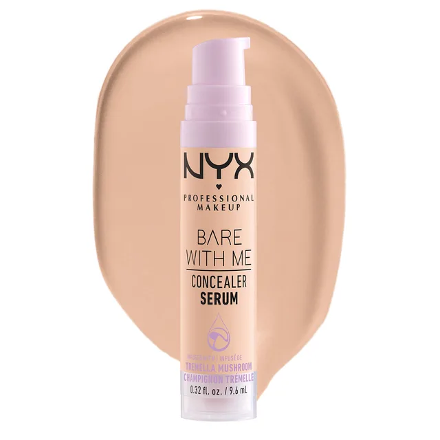 NYX Professional Makeup Sérum Correcteur Bare With Me, Naturel, Couvrance Moyenne, Teinte : Vanilla, 9,6 ml