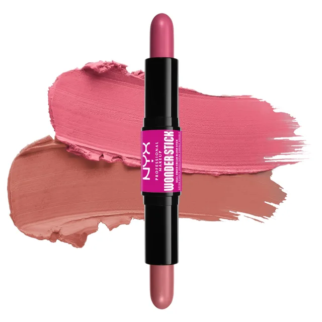 NYX Professional Makeup Blush, À l'Acide Hyaluronique Hydratant, Texture Modulable, Vegan, Wonder Stick