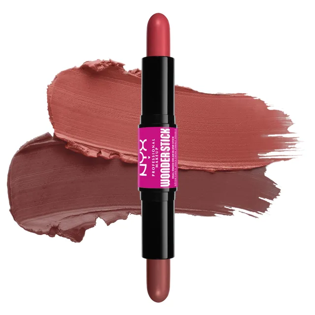 NYX Professional Makeup Blush, À l'Acide Hyaluronique Hydratant, Texture Modulable, Vegan, Wonder Stick