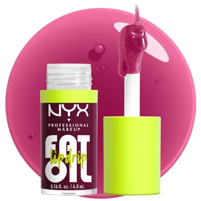 NYX Professional Makeup Gloss Huile à Lèvres Fat Oil Lip Drip, Haute Brillance, Fini Non Collant, Hydratation