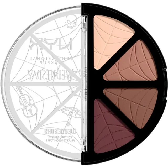NYX Professional Makeup Wednesday Contour Palette palette contouring 4x2.88 g