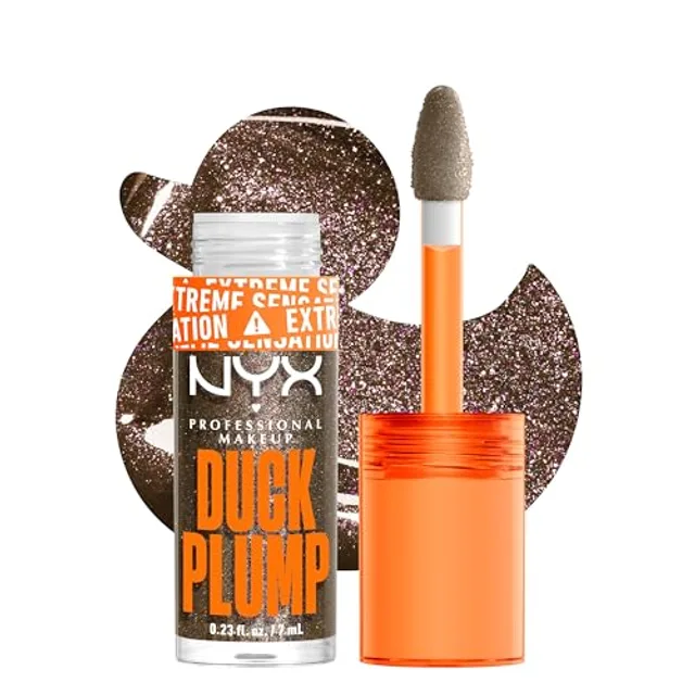 NYX Professional Makeup - Duck Plump Gloss repulpant pailleté 7 ml Marron