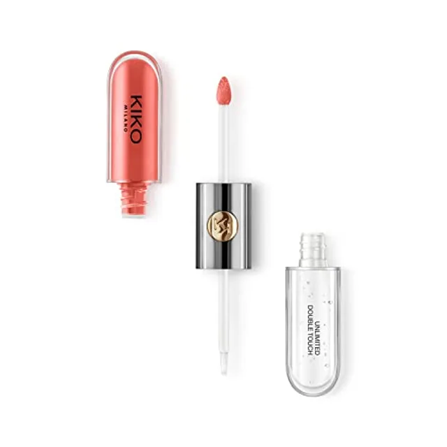 KIKO Milano Unlimited Double Touch 114 | Rouge À Lèvres Liquide En 2 Étapes, Fini Lumineux. Tenue Jusqu’À 12