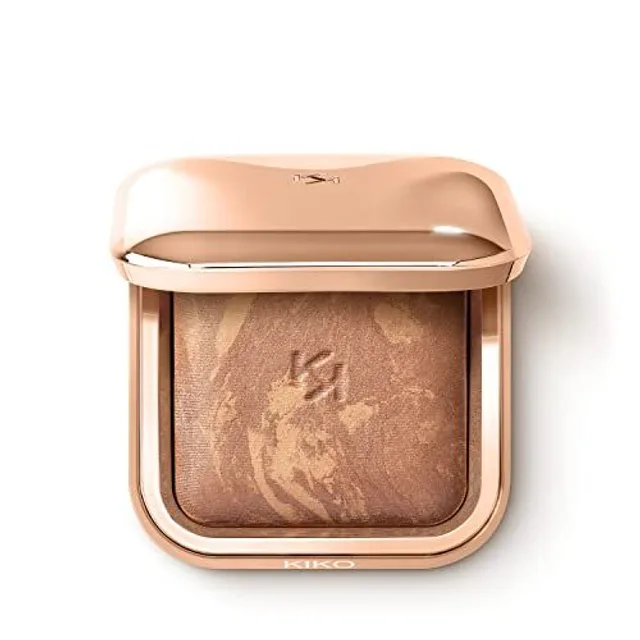 KIKO Milano Silky Glow Baked Bronzer 02 | Poudre Bronzante À La Texture Soyeuse