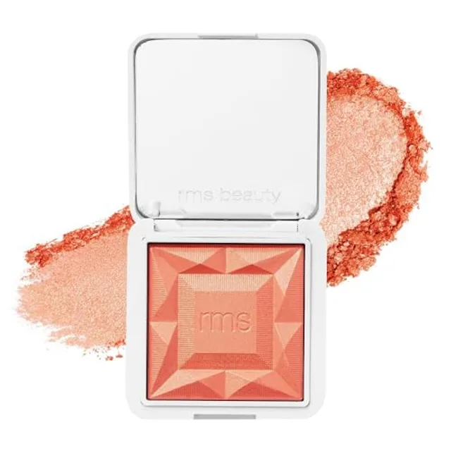 RMS Beauty "Re" Dimension Hydra Powder Blush Mai Tai: a sunlit, citrusy coral
