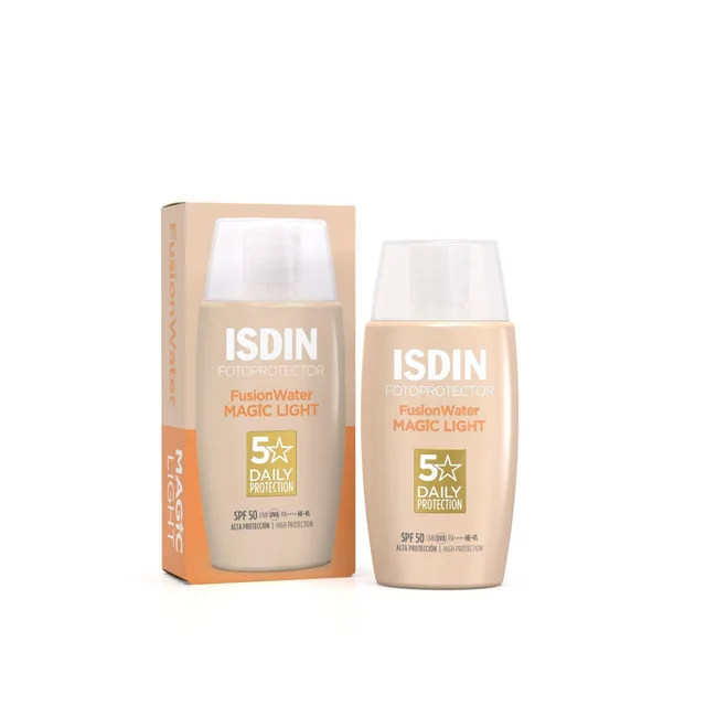 Hydratant Isdin Crème solaire avec couleur isdin fusion water light (50 ml)