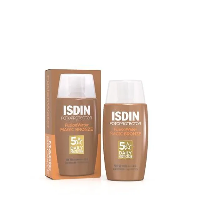 Hydratant Isdin Crème solaire avec couleur isdin fusion water bronze (50 ml)