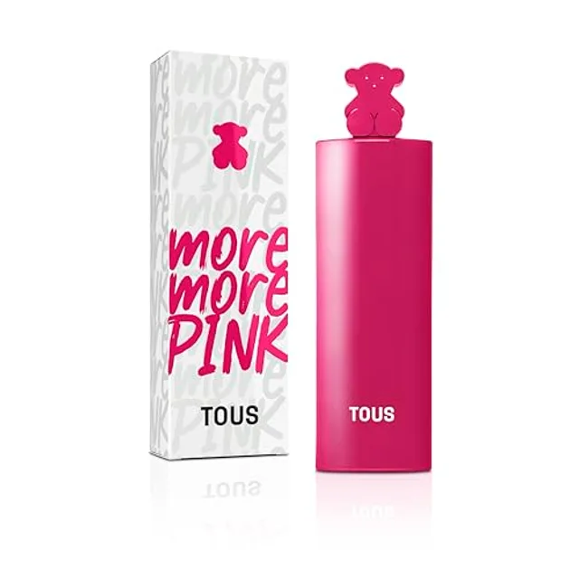 Tous More More Pink Eau de toilette pour femme Parfum floral fruité 90 ml avec vaporisateur
