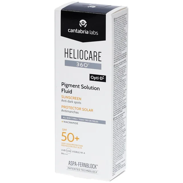 Heliocare 360° Pigment Solution Fluid fluide solaire visage anti-taches pigmentaires SPF 50+ 50 ml