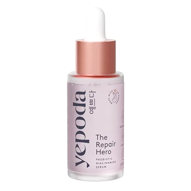 Yepoda Sérum visage hyaluronique - THE REPAIR HERO, sérum niacinamide pour une peau éclatante, vitamine B12