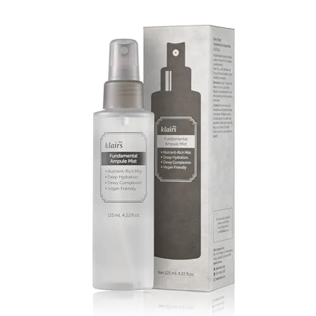 DearKlairs Fundamental Ampule Mist 10 ml, tous les types de peau, ampule dans un flacon, toner pour le