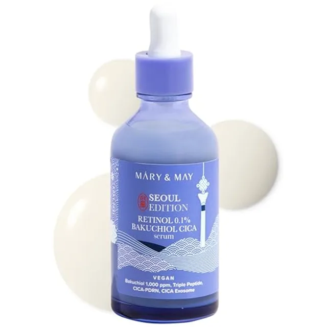 Mary&May - Sérum Rétinol 0,1% Bakuchiol Cica - 80ml