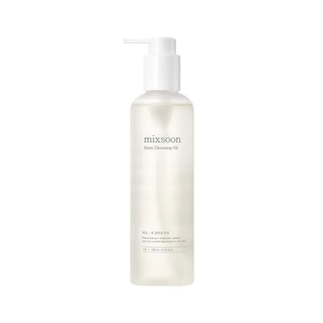 Huile nettoyante aux graines de soja Mixsoon 195 ml | Nettoyant pour le visage laissant la peau fraîche | Non