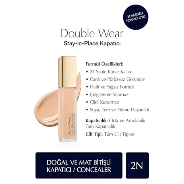 Estée Lauder Double Wear Stay- in-Place 24-Hour Concealer 7ml (Various Shades) - 2N