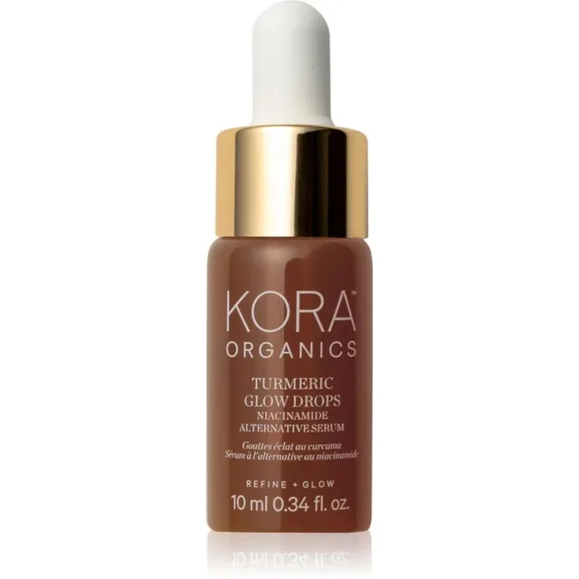 KORA Organics Turmeric Glow Drops sérum illuminateur à la niacinamide 10 ml