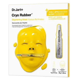Dr Jart+ Cryo Rubber™ Masque Visage Illuminateur à la Niacinamide + Ampoule