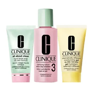 Clinique - Basic 3 Temps Kit Peau Saine Peaux mixtes à grasses Coffrets soin visage 1 pieces