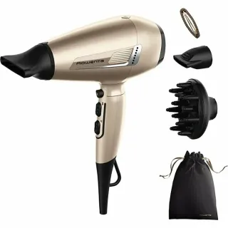 Sèche-cheveux Rowenta Pro Expert Sèche-cheveux moteur pro AC CV8861F0 NOIR-OR